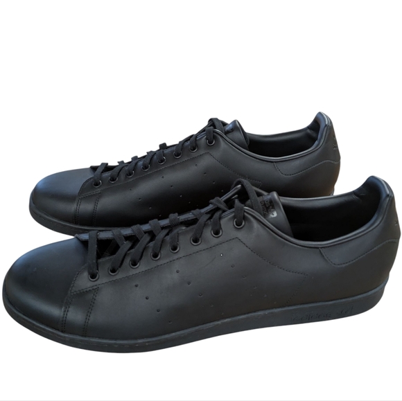adidas Other - Adidas Stan Smith Black Low Top Sneakers Size 21